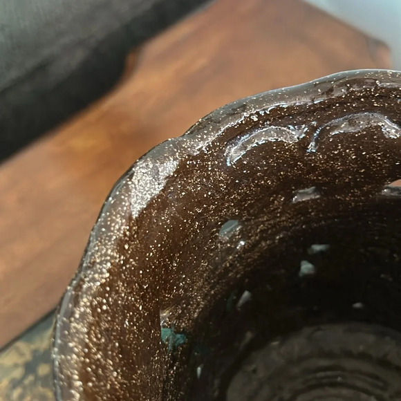 VTG Textured Ceramic Pottery Vase - Picture 4 of 6